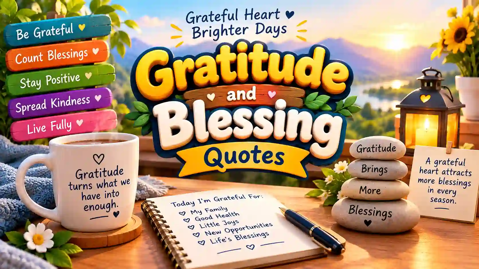 Gratitude and Blessing Quotes